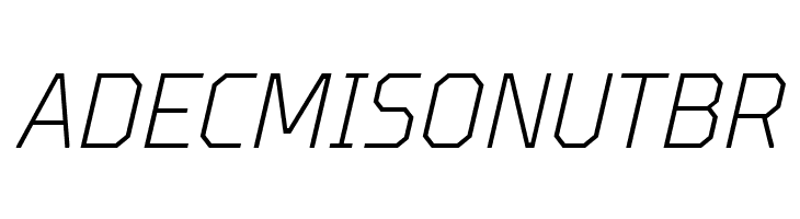 TT Octosquares Trl Cnd Th It  Free Fonts Download