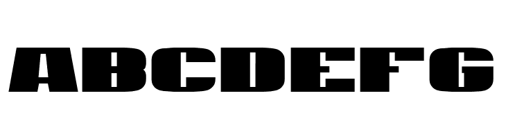 U.S.A. Condensed  Free Fonts Download