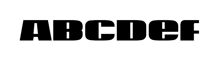 U.S.A. Condensed  Free Fonts Download