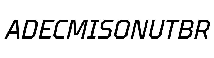 TT Octosquares Trl Cnd It  Free Fonts Download