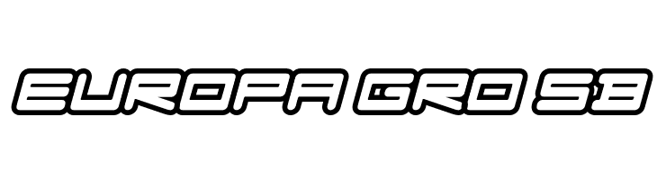 FZeroGXVenueFontOutlines-Obl  Free Fonts Download