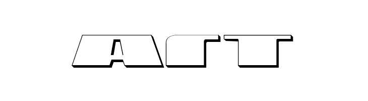 U.S.A. Shadow  Free Fonts Download