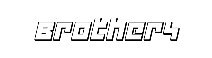 deep data 3d italic  Free Fonts Download