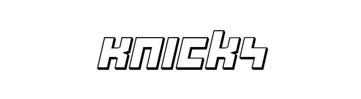 deep data 3d italic  Free Fonts Download