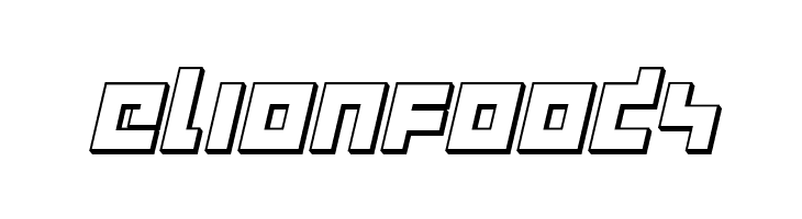 deep data 3d italic  Free Fonts Download