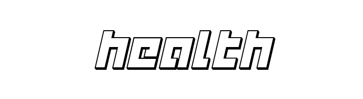 deep data 3d italic  Free Fonts Download