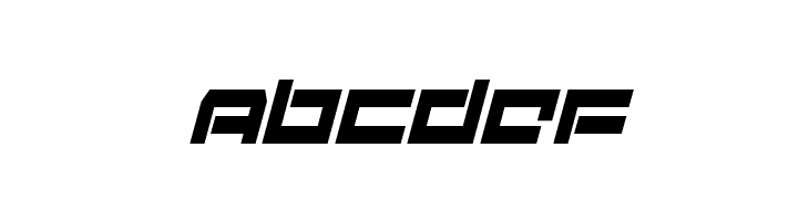 Ninjabot Condensed Italic  Free Fonts Download