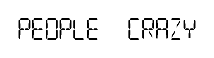 Digital Readout Upright  Free Fonts Download