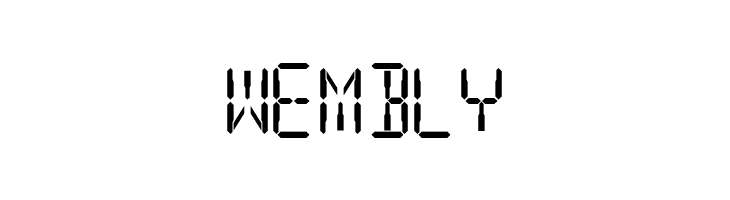 Digital Readout Upright  Free Fonts Download