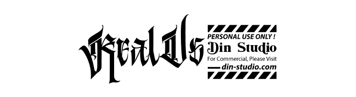 Kalecius personal use  Free Fonts Download