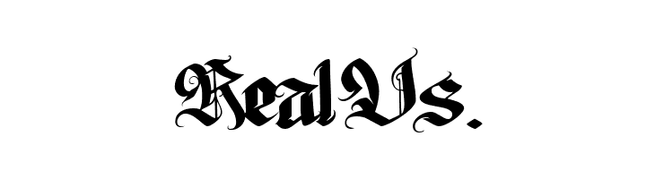 Wolfhagen Blackletter Regular  Free Fonts Download