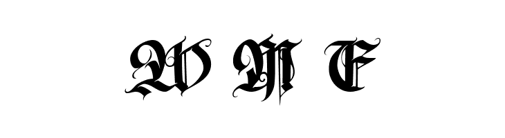 Wolfhagen Blackletter Regular  Free Fonts Download