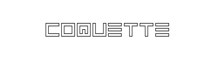 BIN Outline  Free Fonts Download
