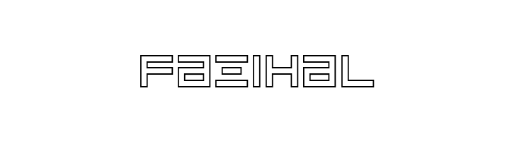 BIN Outline  Free Fonts Download