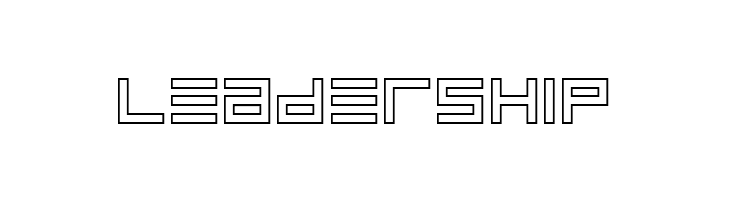 BIN Outline  Free Fonts Download