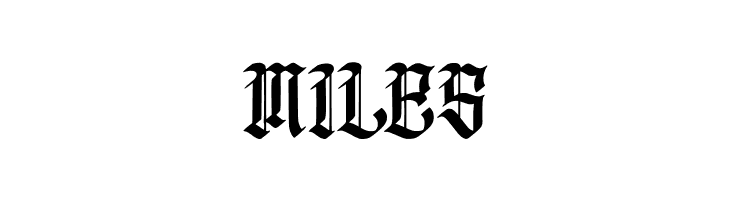 Milltown personal use  Free Fonts Download