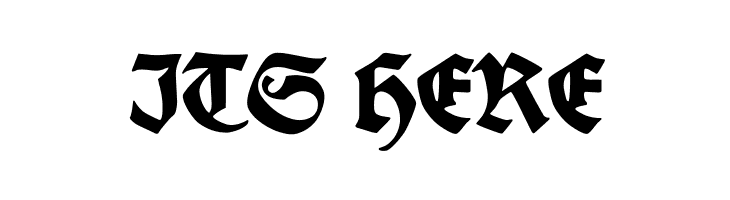 Koch-Schrift Reduced  Free Fonts Download