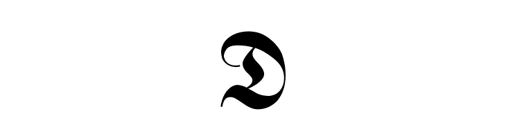 Schmale Halbfette Fraktur  Free Fonts Download