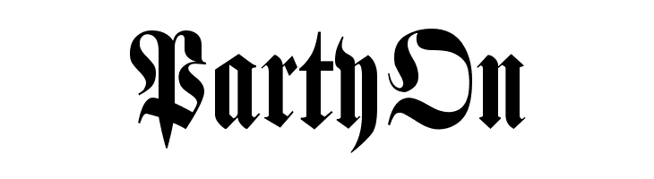 Schmale Halbfette Fraktur  Free Fonts Download