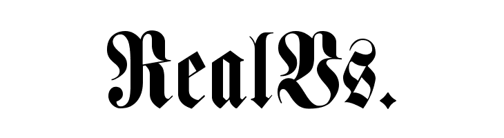 Schmale Halbfette Fraktur  Free Fonts Download