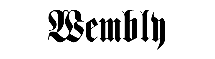 Schmale Halbfette Fraktur  Free Fonts Download