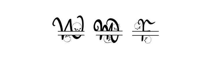 Meisha Monogram  Free Fonts Download