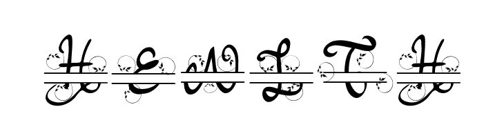 Meisha Monogram  Free Fonts Download