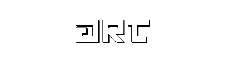 Uno Estado 3D  Free Fonts Download