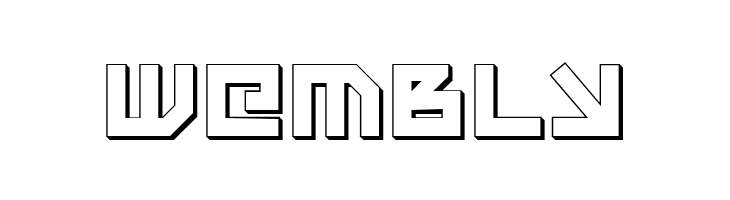 Uno Estado 3D  Free Fonts Download