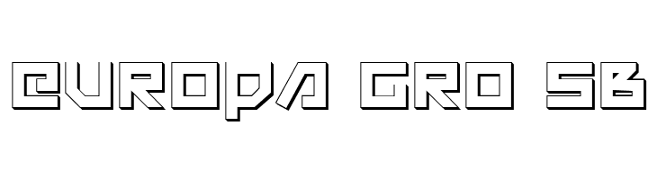 Uno Estado 3D  Free Fonts Download