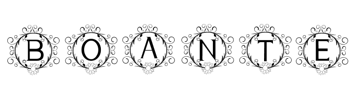 monogram sunflower  Free Fonts Download