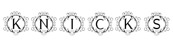 monogram sunflower  Free Fonts Download