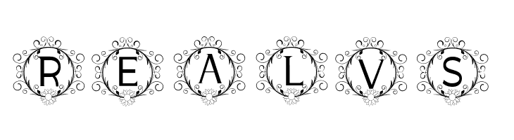 monogram sunflower  Free Fonts Download