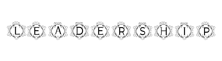 monogram sunflower  Free Fonts Download