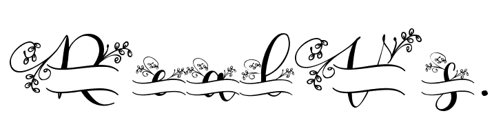 Aqille Monogram - Personal Use  Free Fonts Download