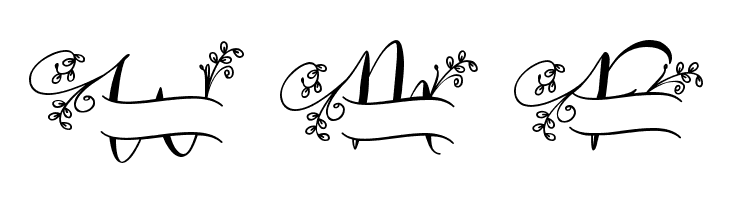 Aqille Monogram - Personal Use  Free Fonts Download