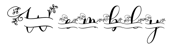 Aqille Monogram - Personal Use  Free Fonts Download