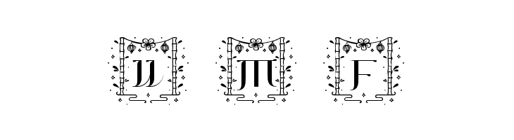 Jianshi Chinese Monogram  Free Fonts Download