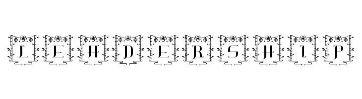 Jianshi Chinese Monogram  Free Fonts Download