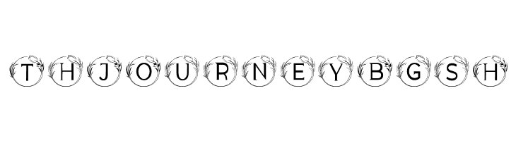 MONOGRAM BEAUTIFUL FLOWER  Free Fonts Download