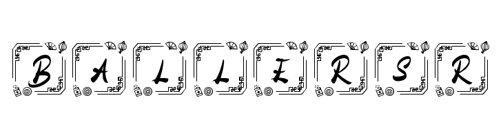 Honse Chinese Monogram  Free Fonts Download