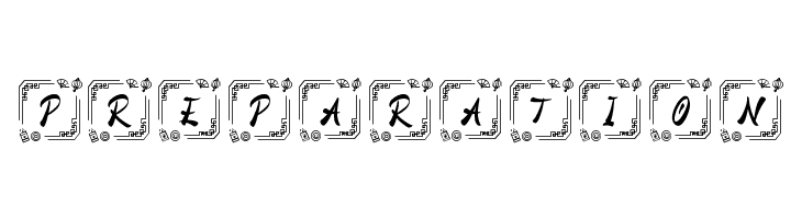 Honse Chinese Monogram  Free Fonts Download