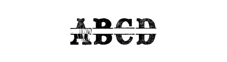 Split Letras  Free Fonts Download