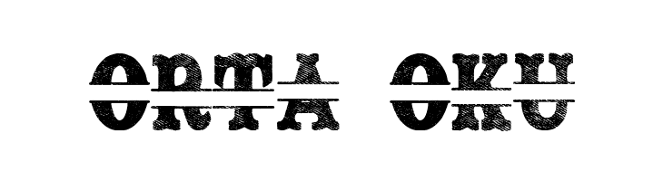 Split Letras  Free Fonts Download