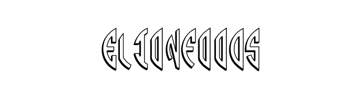 Round_3D_Monogram_Left  Free Fonts Download