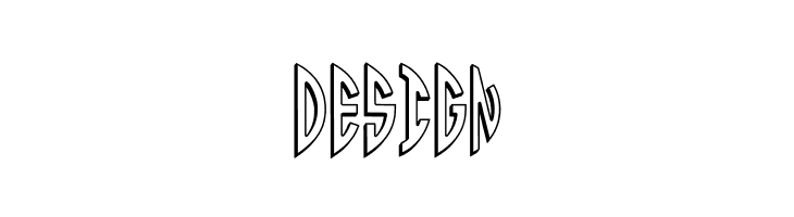 Round_3D_Monogram_Right  Free Fonts Download