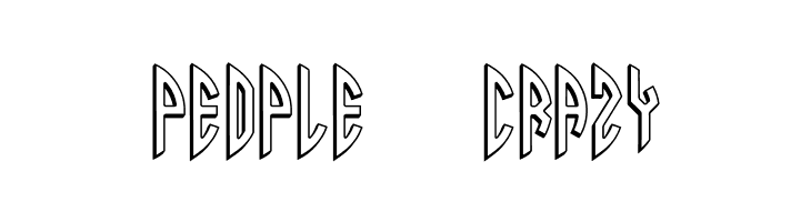 Round_3D_Monogram_Right  Free Fonts Download