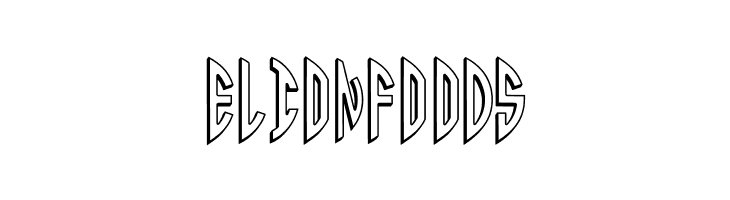 Round_3D_Monogram_Right  Free Fonts Download