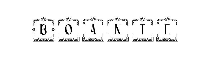 Soban Chinese Monogram  Free Fonts Download