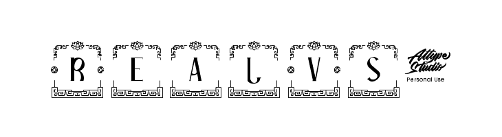 Soban Chinese Monogram  Free Fonts Download